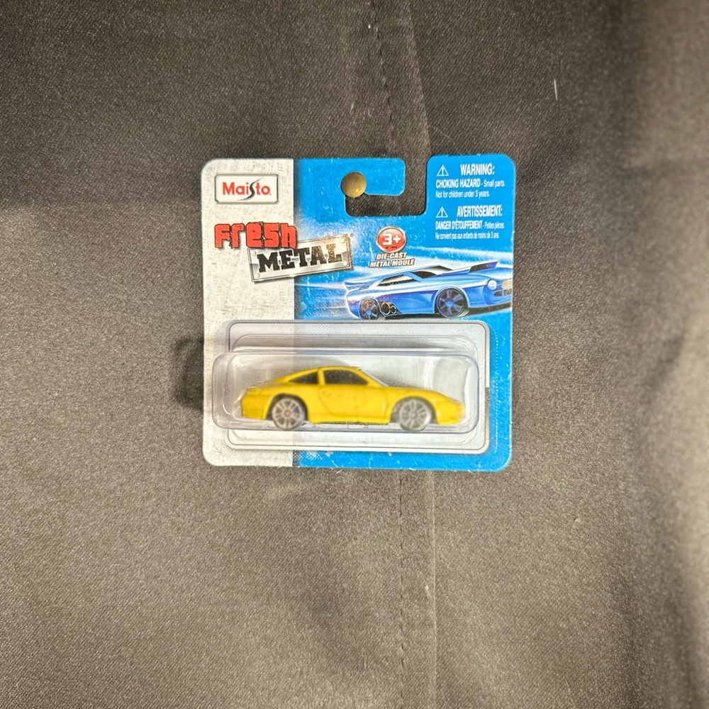 Fresh Metal Yellow Toy Car